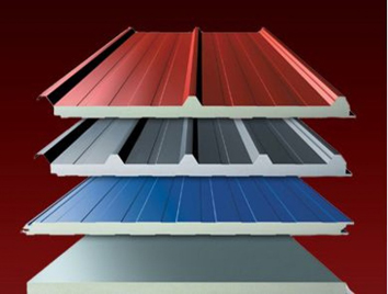 ألواح سندويش السقف